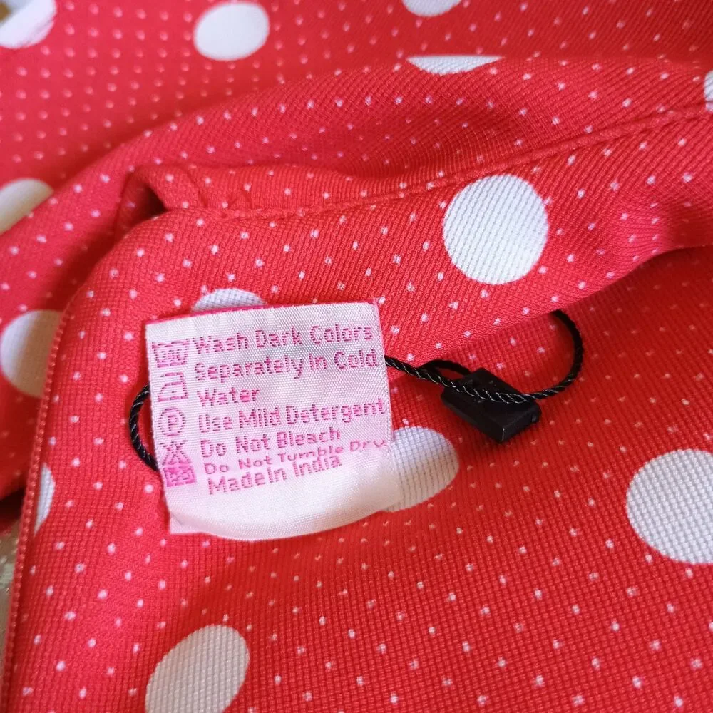Tiny Girl Red & White Polka Dot Flamenco Dress | Minnie Mouse Style Size 8-9Y